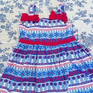 Nanette Kids red white and blue 3T dress